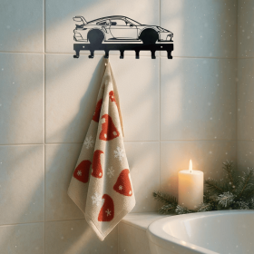 CIFbuy Racing Car Keychain and Wall Mount Set Home Decor Key Organization (TikTok, temu pick-up service)