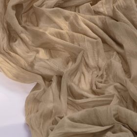 Nude Brown Cheesecloth Table Runner Fall Thanksgiving Boho Rustic Gauze 120 inch 10FT Cheese Cloth Runner for Wedding Party Baby Shower Birthday