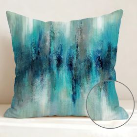 Turquoise Pillow Covers 18x18 Set of 4, Decorative Outdoor Modern Blue Teal Throw Pillow Covers