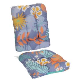 Waterproof Rocking Chair Cushion, Upper And Lower Backrests, And Seat Set (Option: Style1)